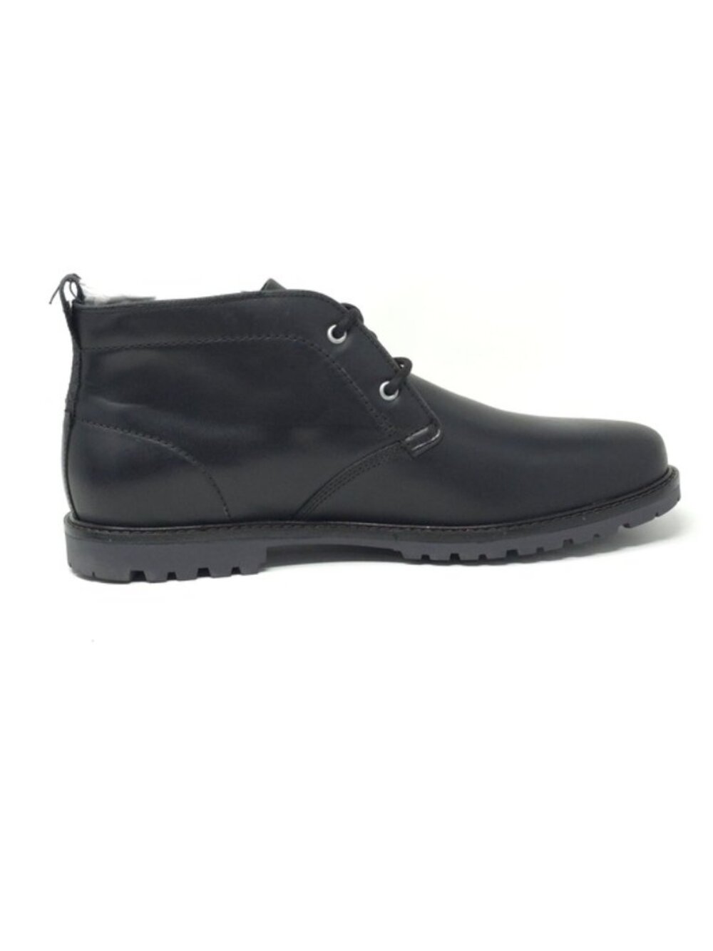 Cole Haan Chukka Boots Midland Lug Water Resistant Leather Black - Picture 5 of 13